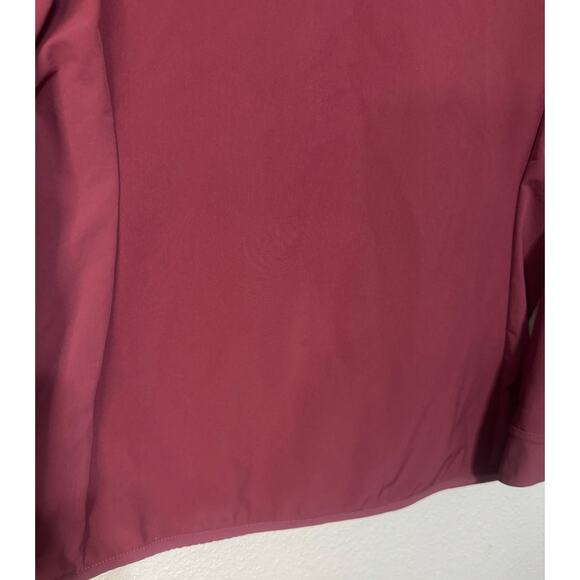 Patagonia Polartec Womens Large Jacket Red Light Coat Hardshell Outdoor Zip Up - Picture 10 of 13